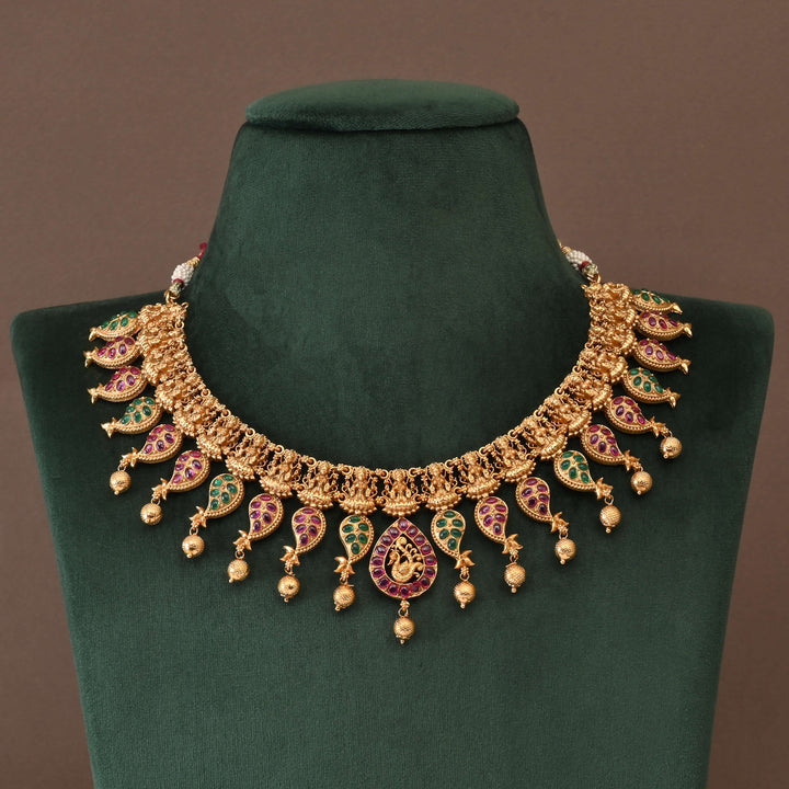 Temple Necklace Set