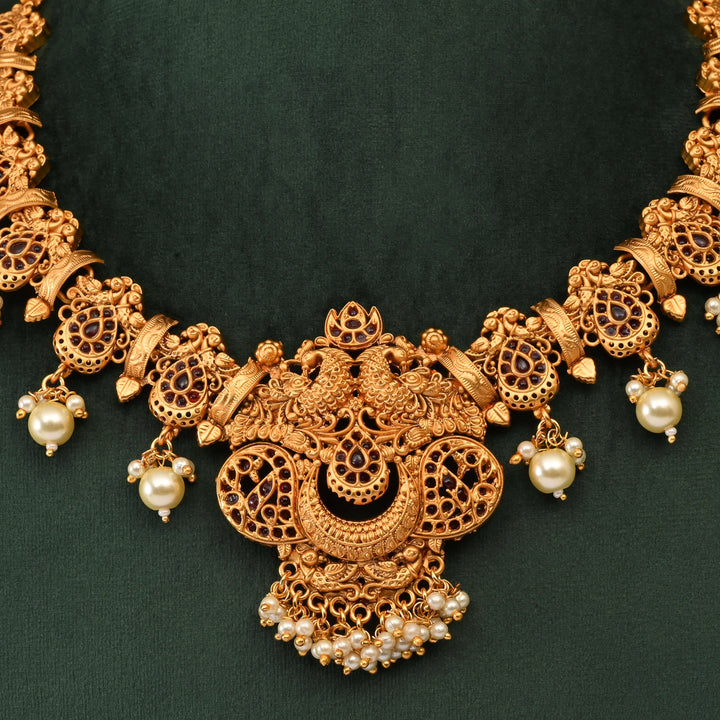 Temple Necklace Set