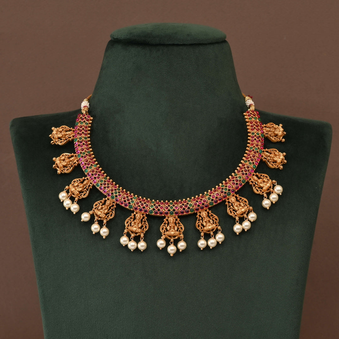 Temple Necklace Set