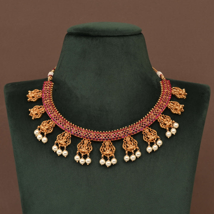 Temple Necklace Set