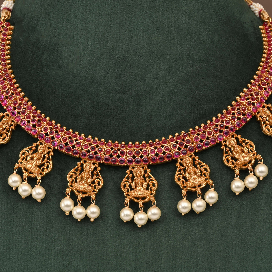 Temple Necklace Set