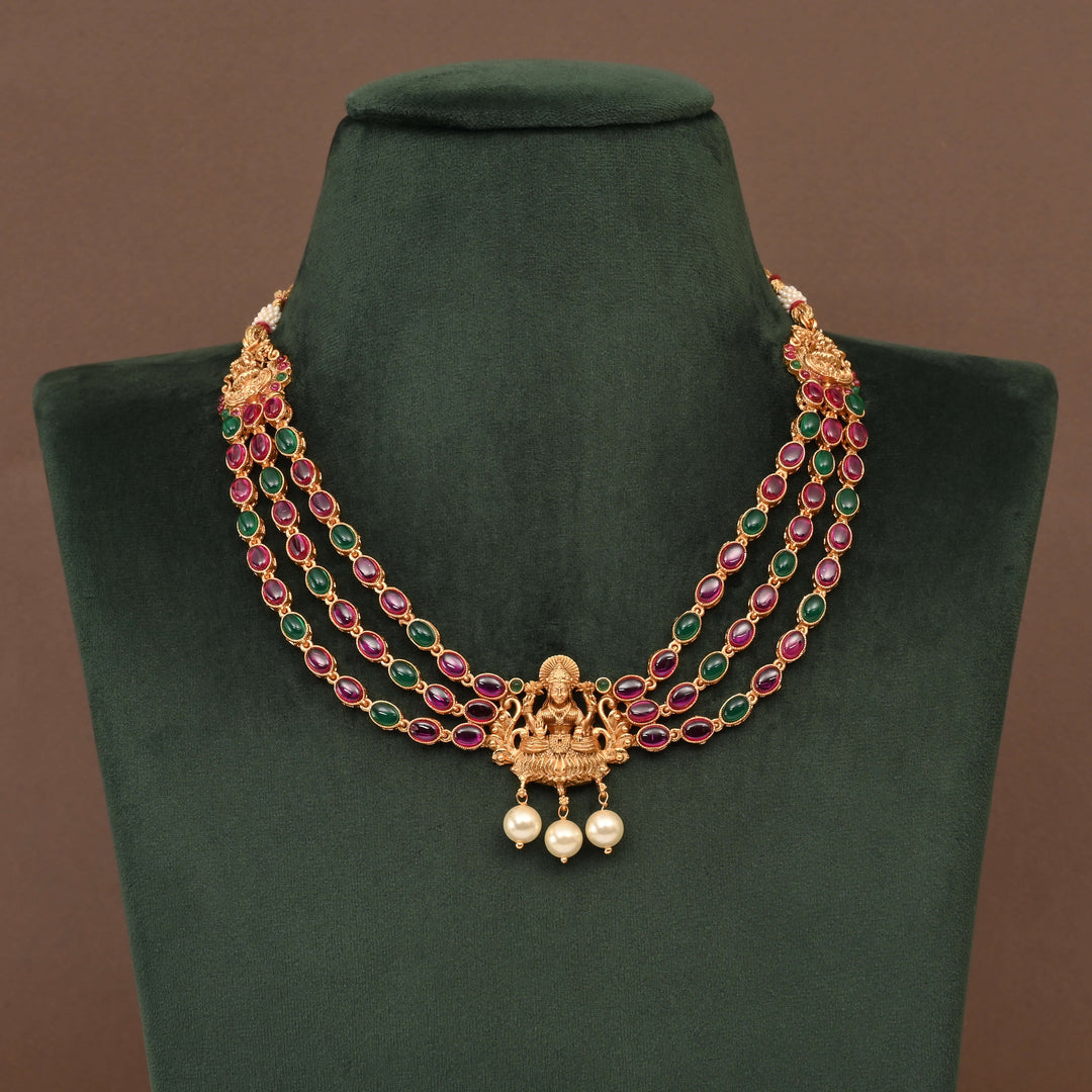 Temple Necklace Set