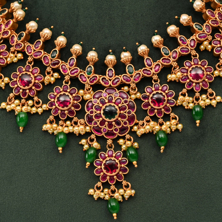 Temple Necklace Set
