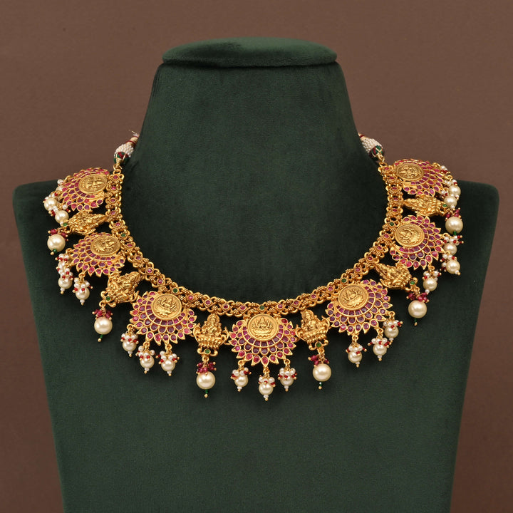 Temple Necklace Set