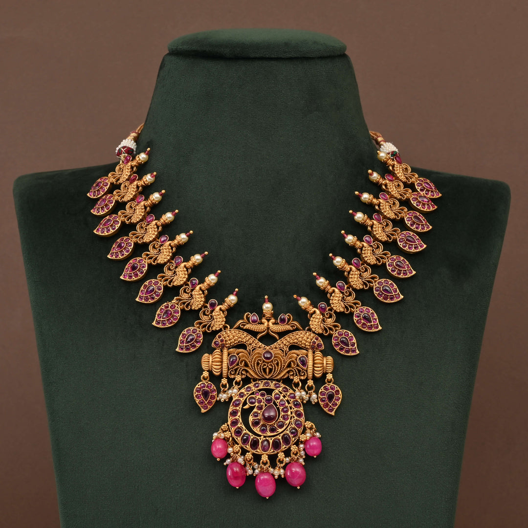 Temple Necklace Set