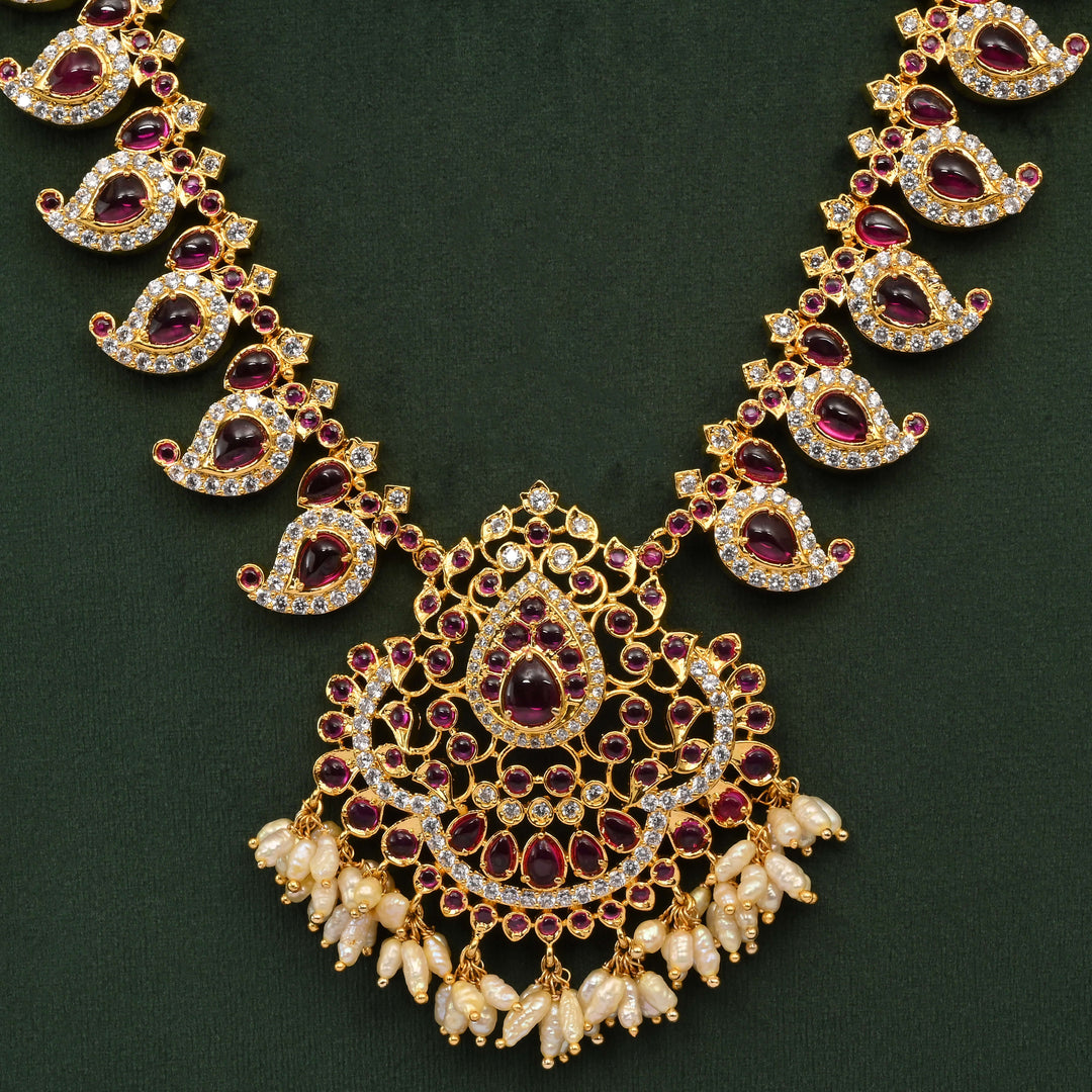 Temple Necklace Set