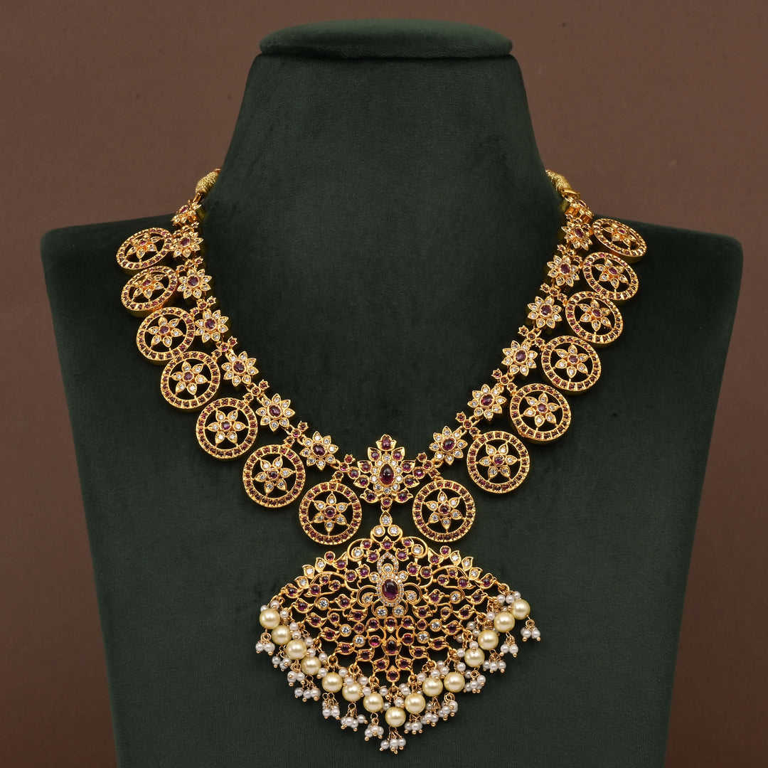Temple Necklace Set