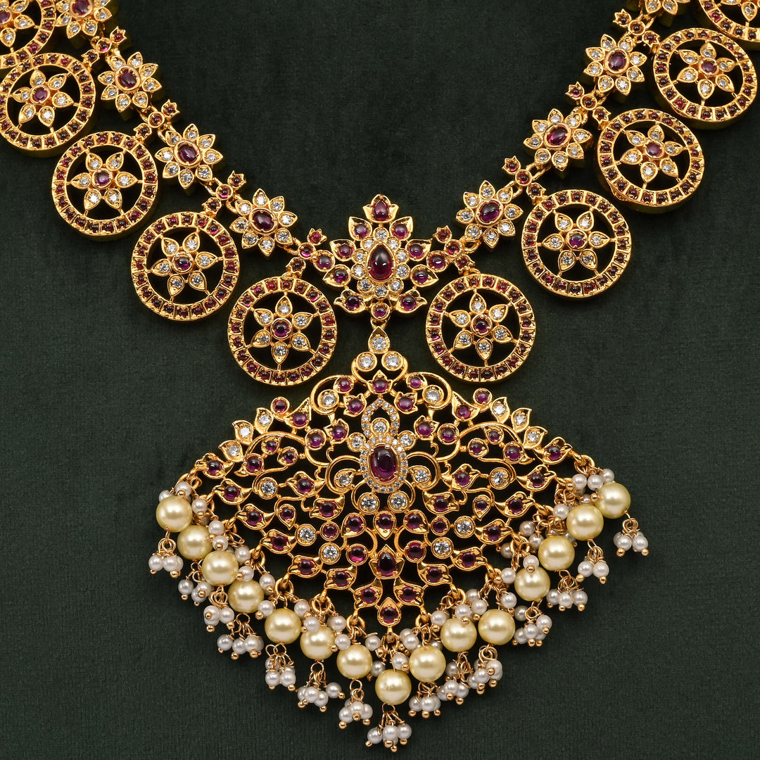 Temple Necklace Set
