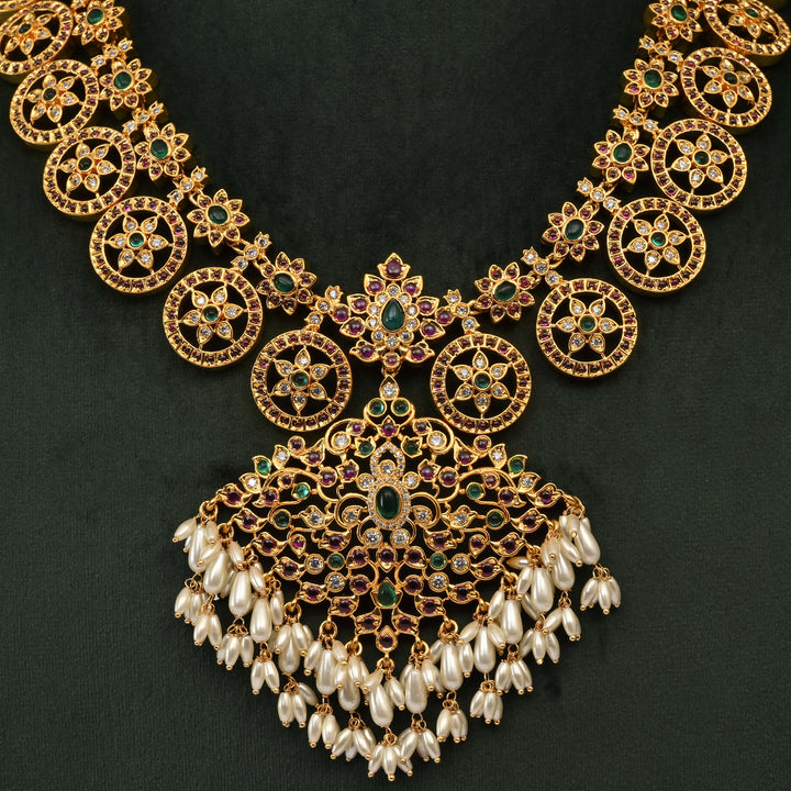 Temple Necklace Set