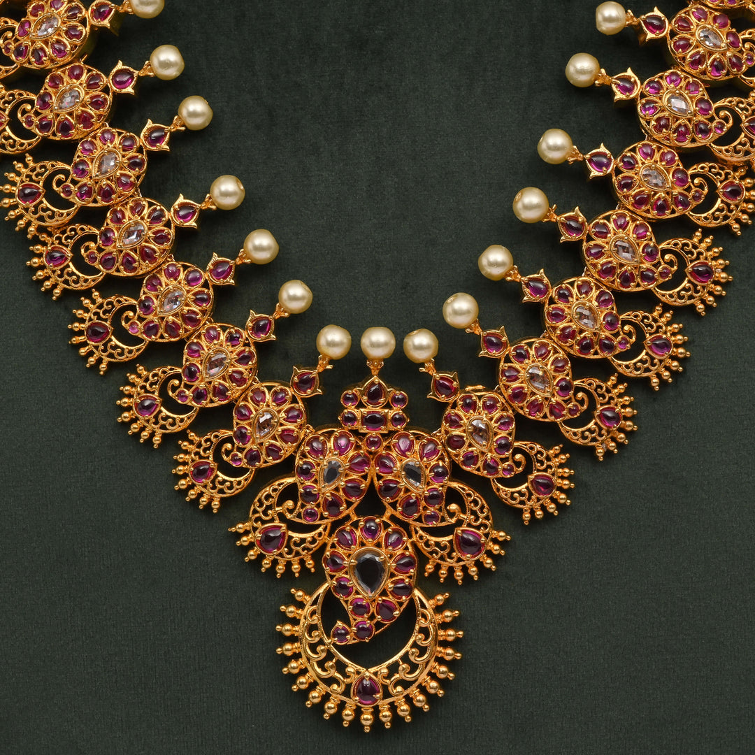 Temple Necklace Set