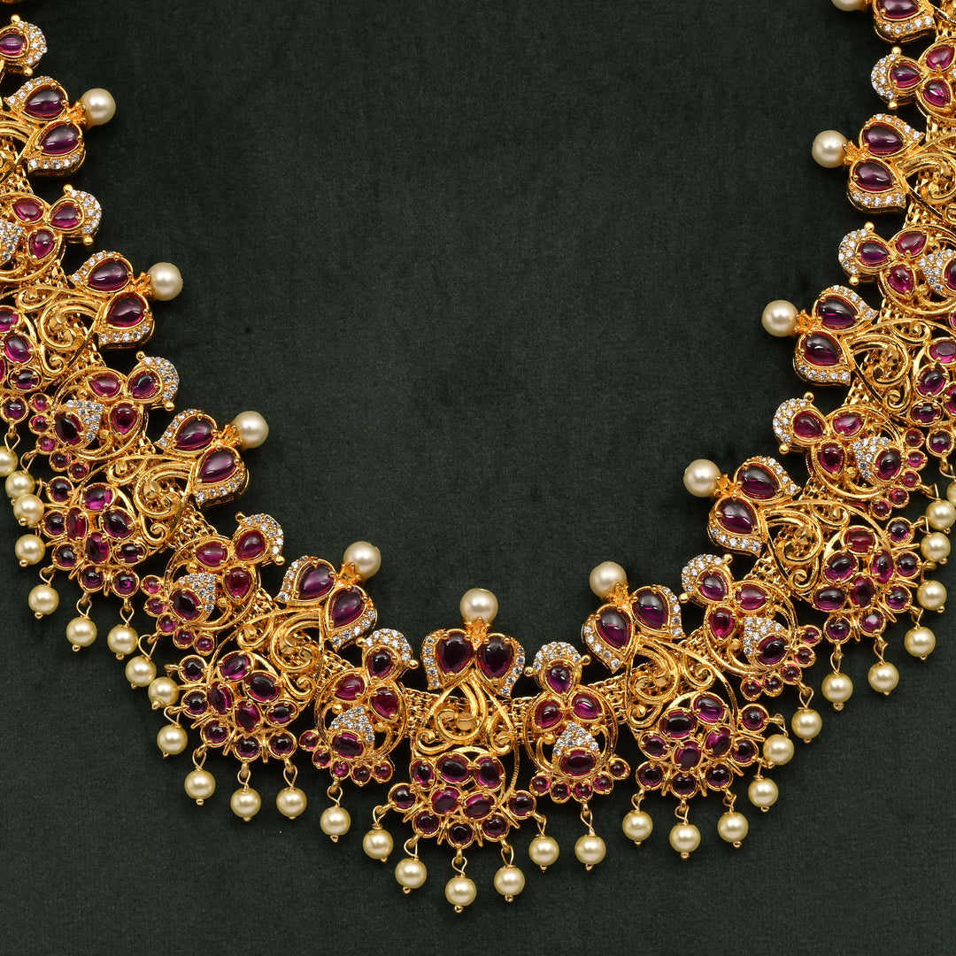 Temple Necklace Set