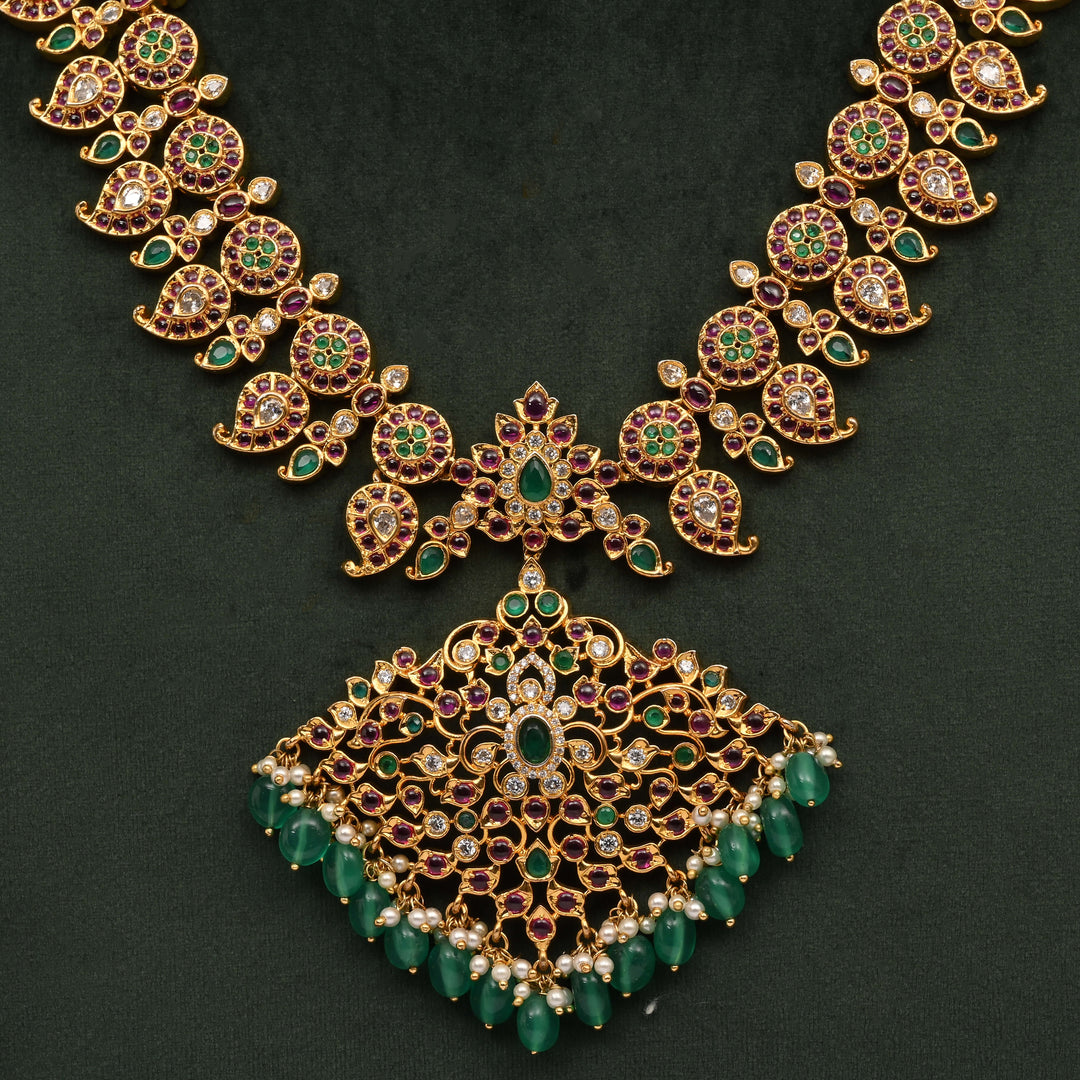 Temple Necklace Set