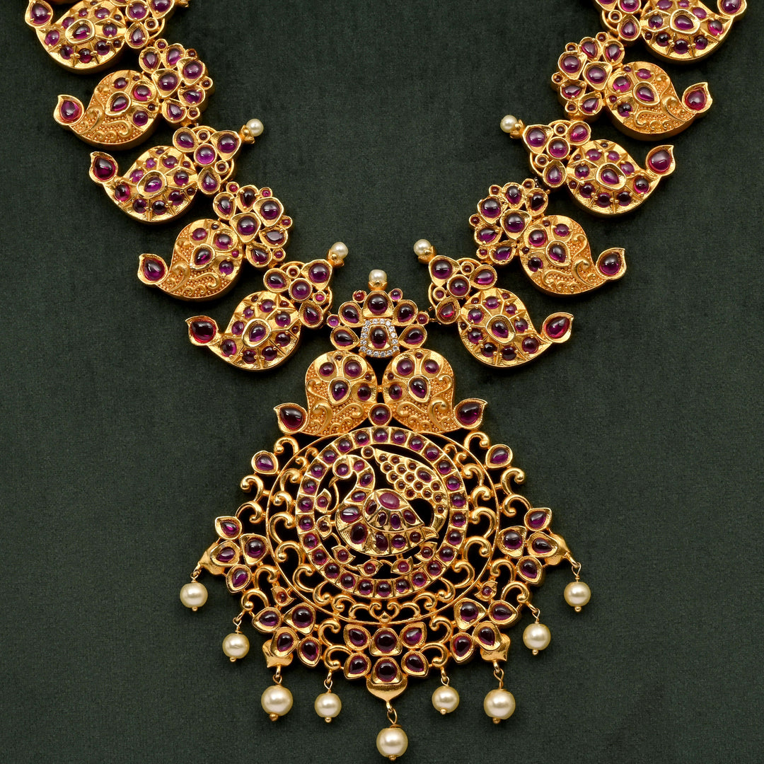 Temple Necklace Set