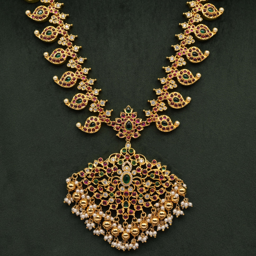 Temple Necklace Set