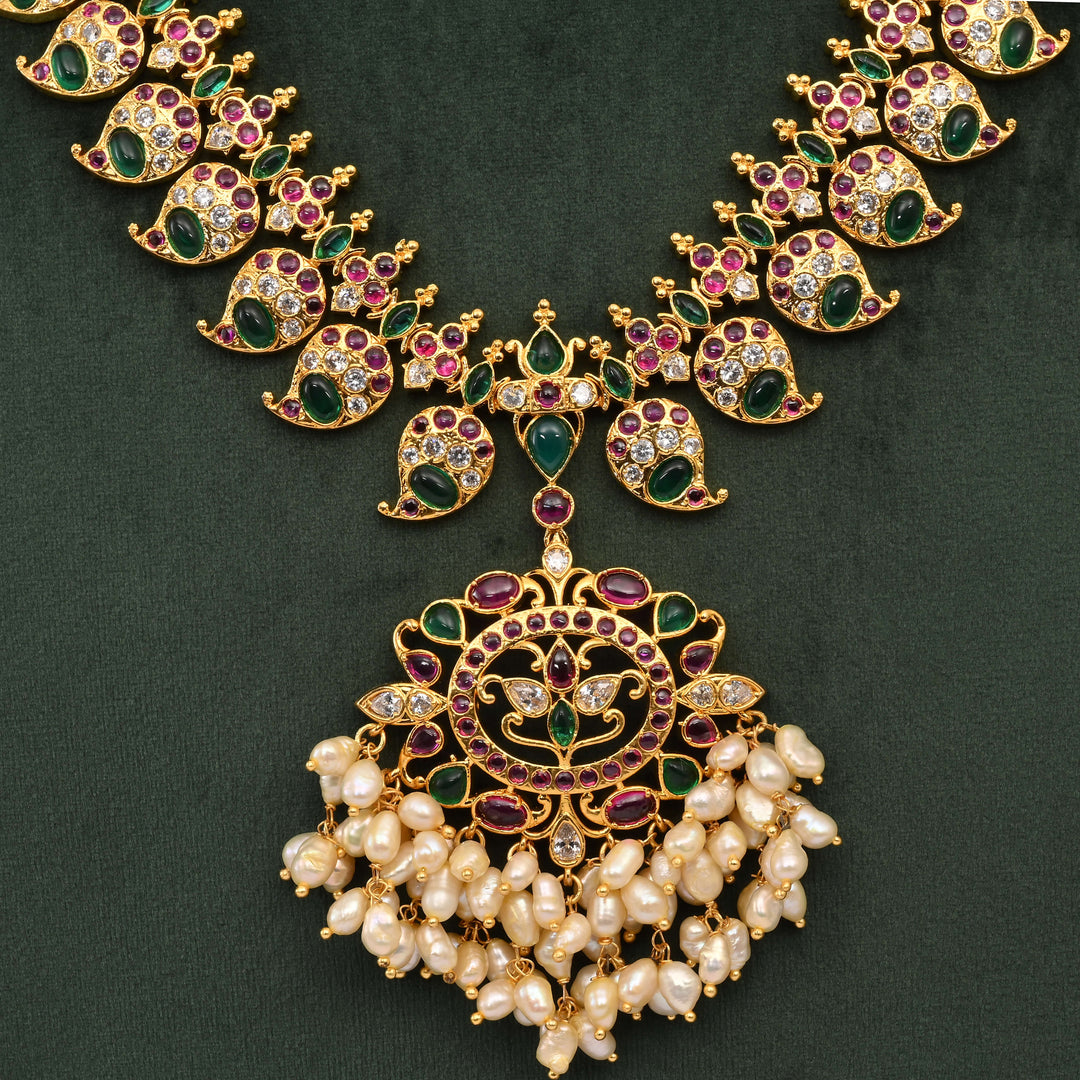 Temple Necklace Set