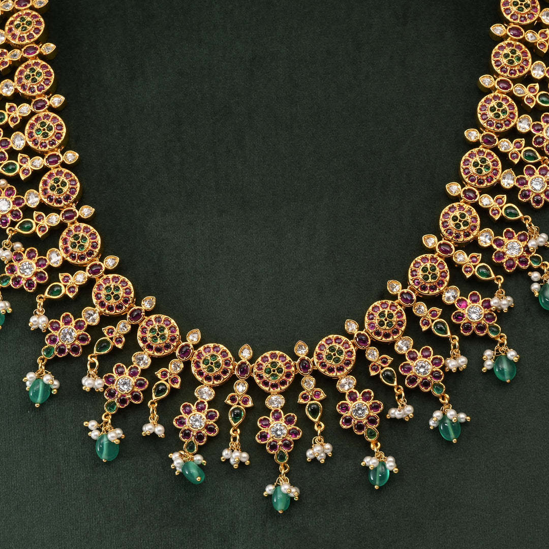 Temple Necklace Set