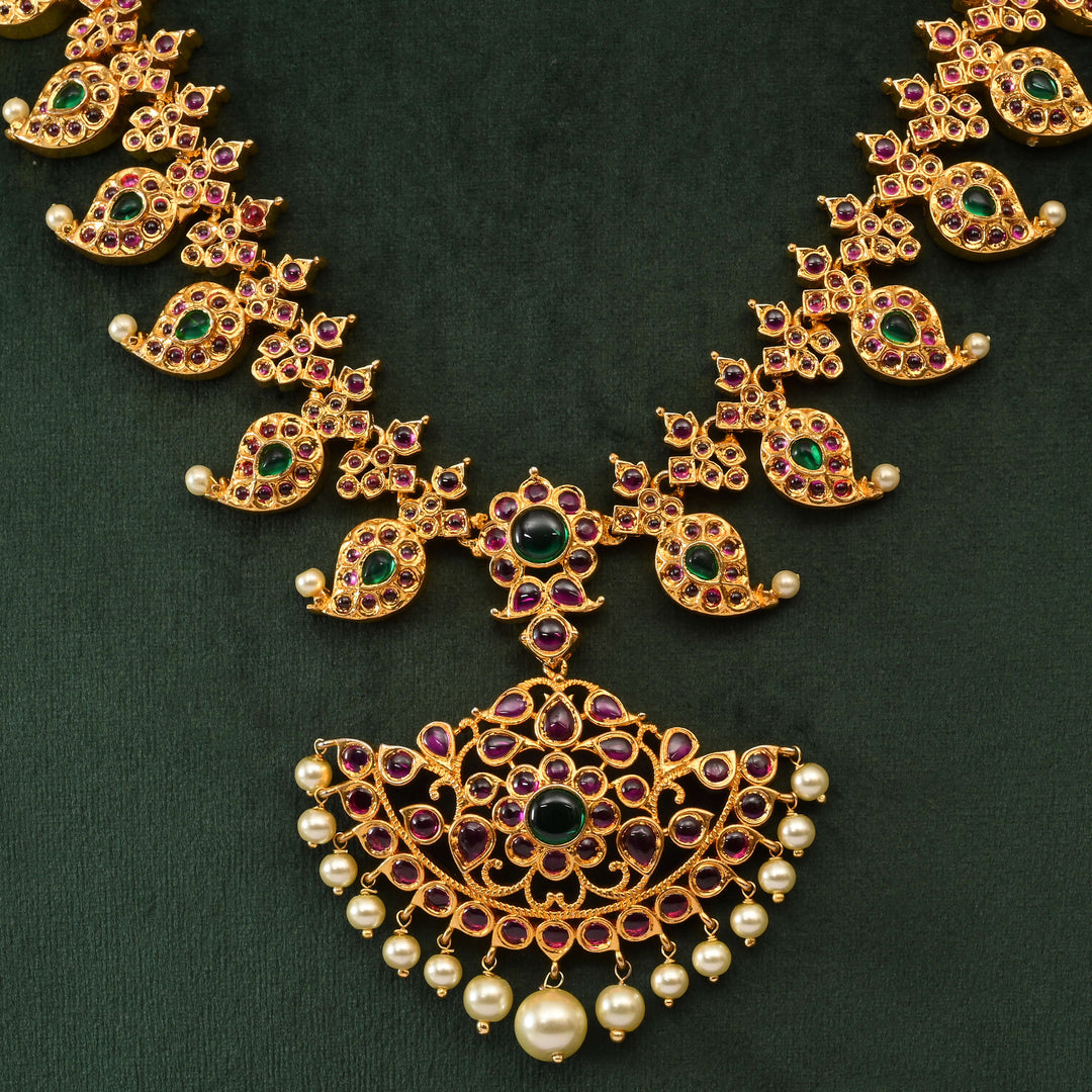 Temple Necklace Set