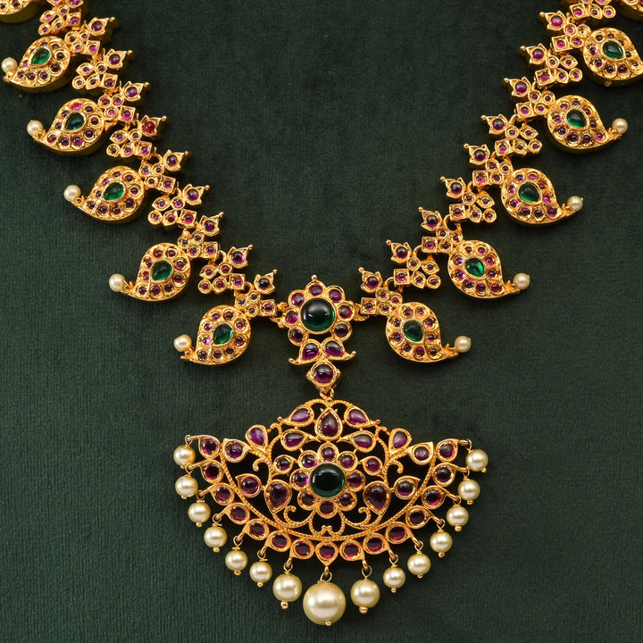 Temple Necklace Set