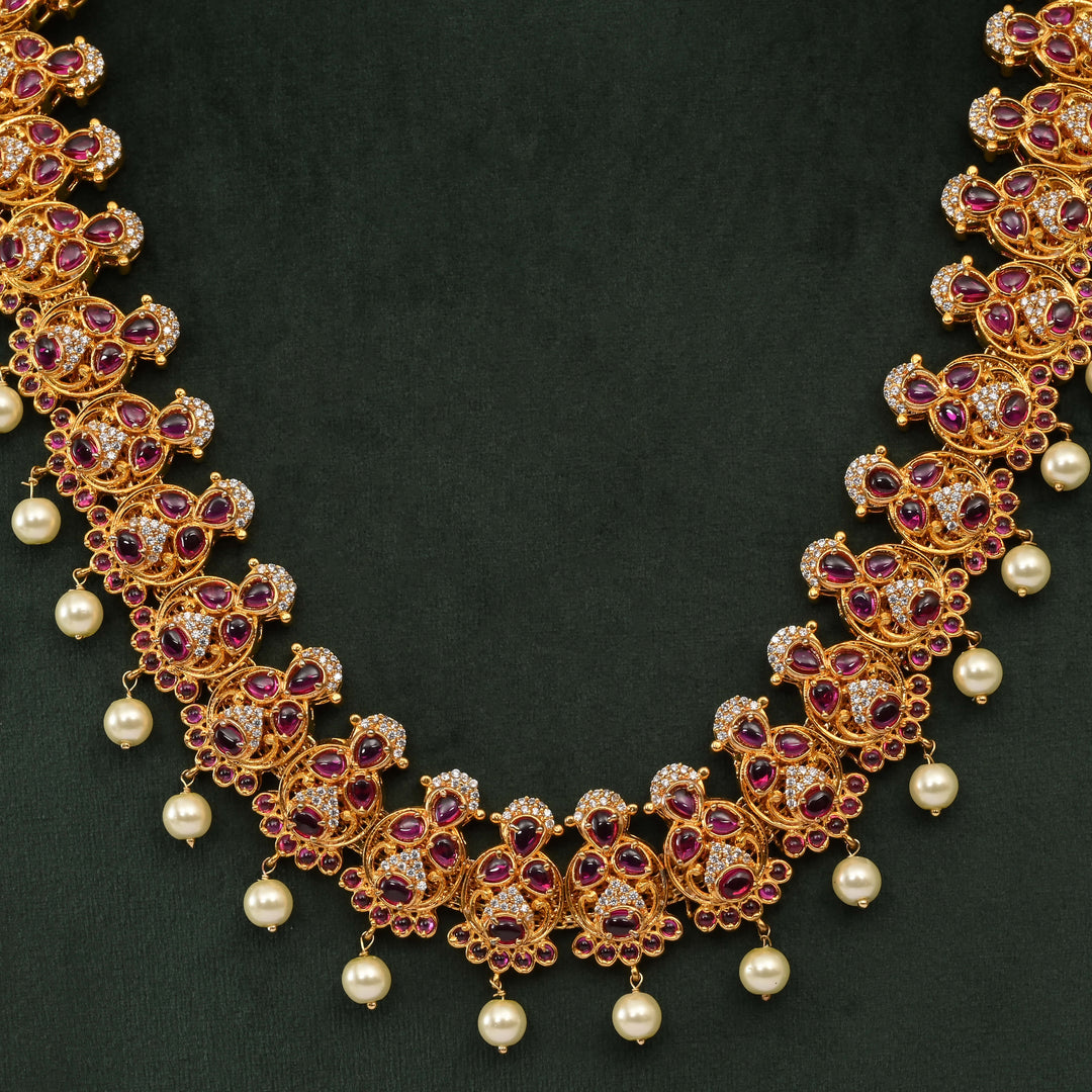 Temple Necklace Set