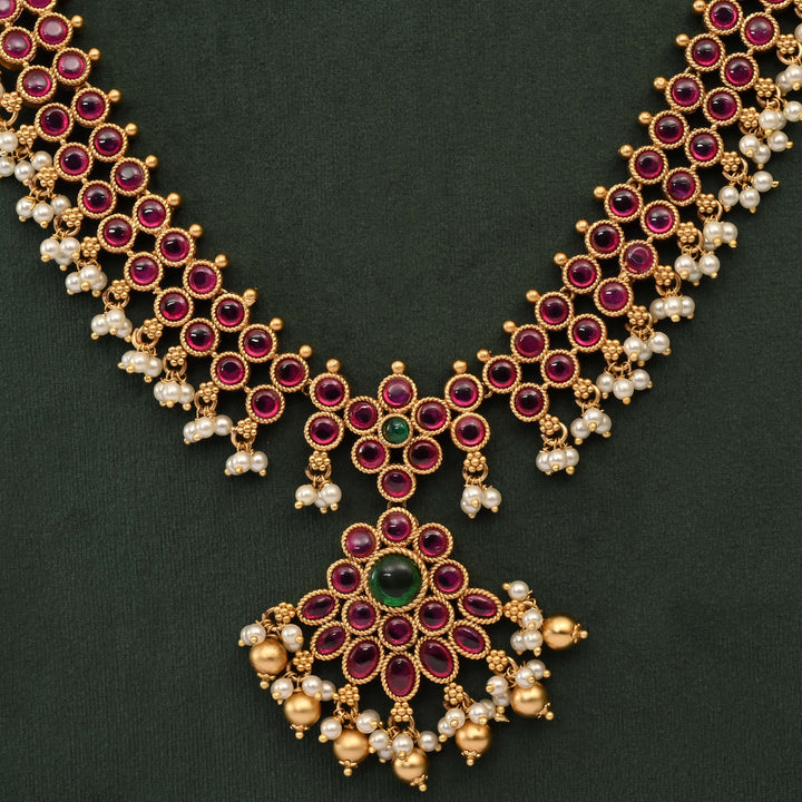 Temple Necklace Set