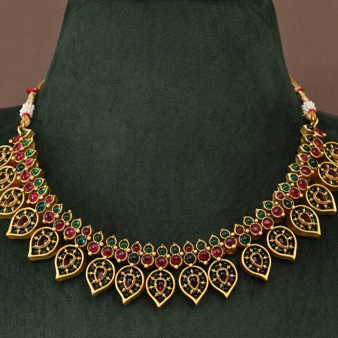 Temple Necklace Set