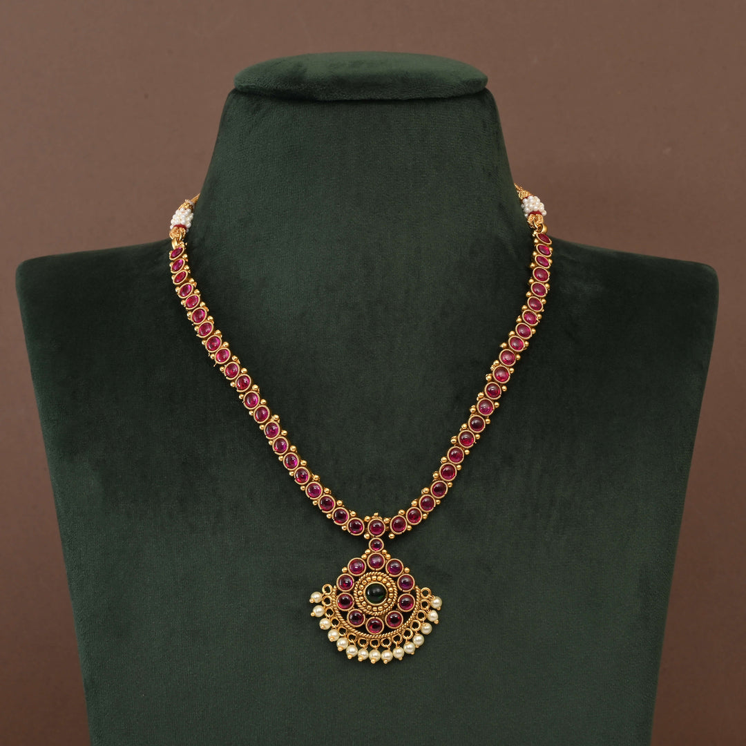 Temple Necklace Set