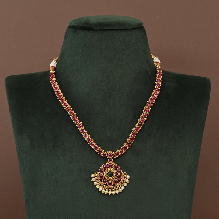 Temple Necklace Set