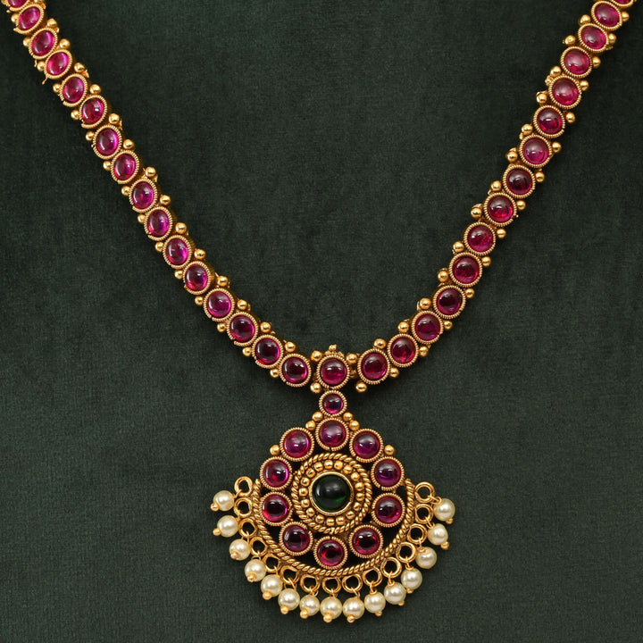 Temple Necklace Set