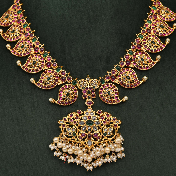 Temple Necklace Set