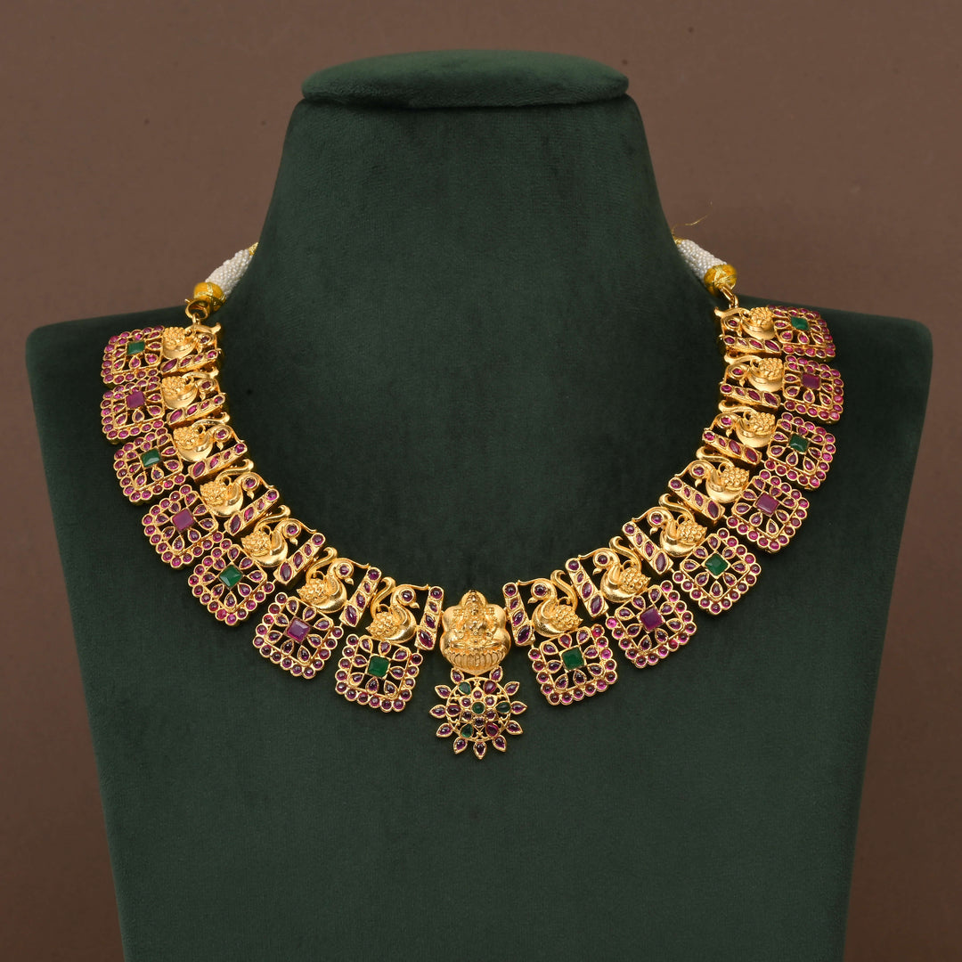 Temple Necklace Set