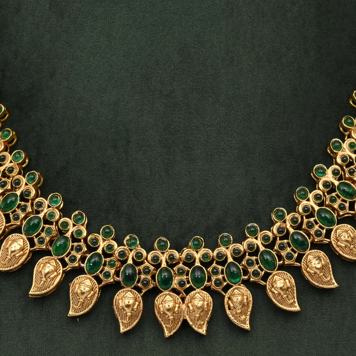 Temple Necklace Set