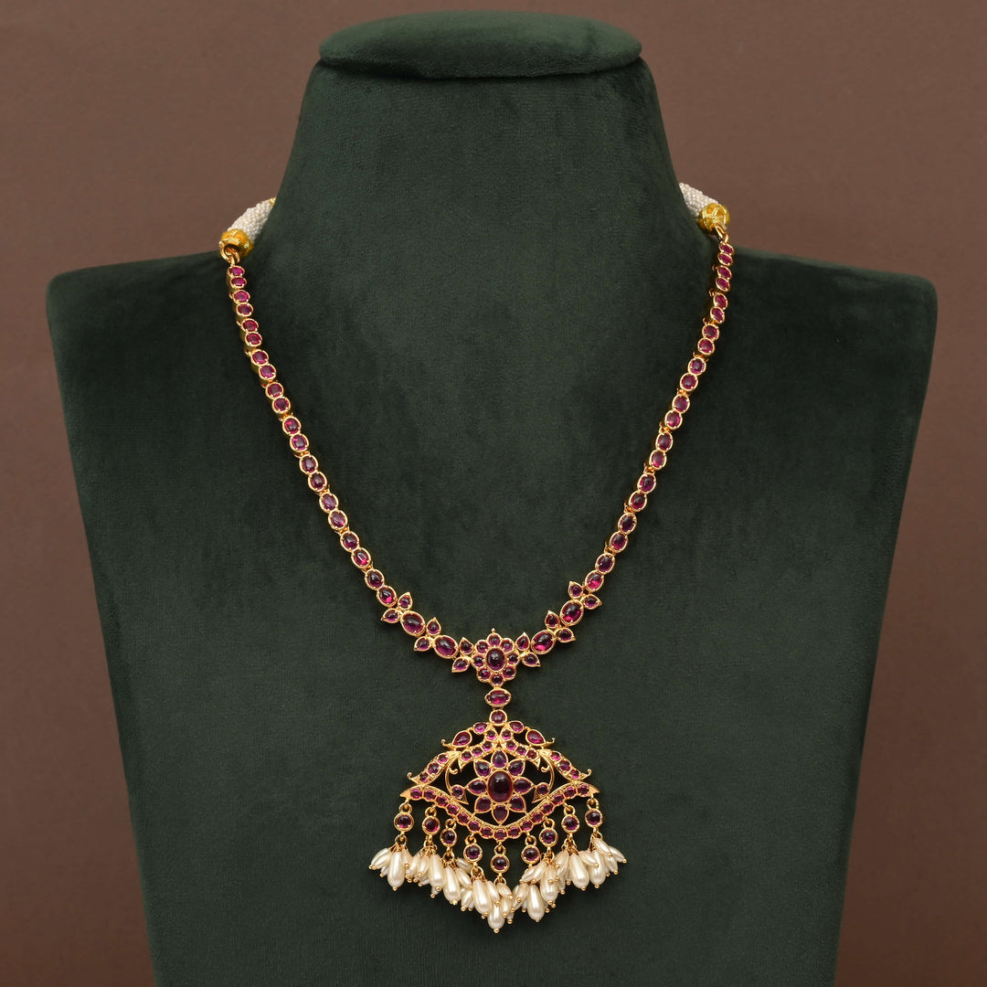 Temple Necklace Set