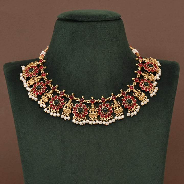 Temple Necklace Set