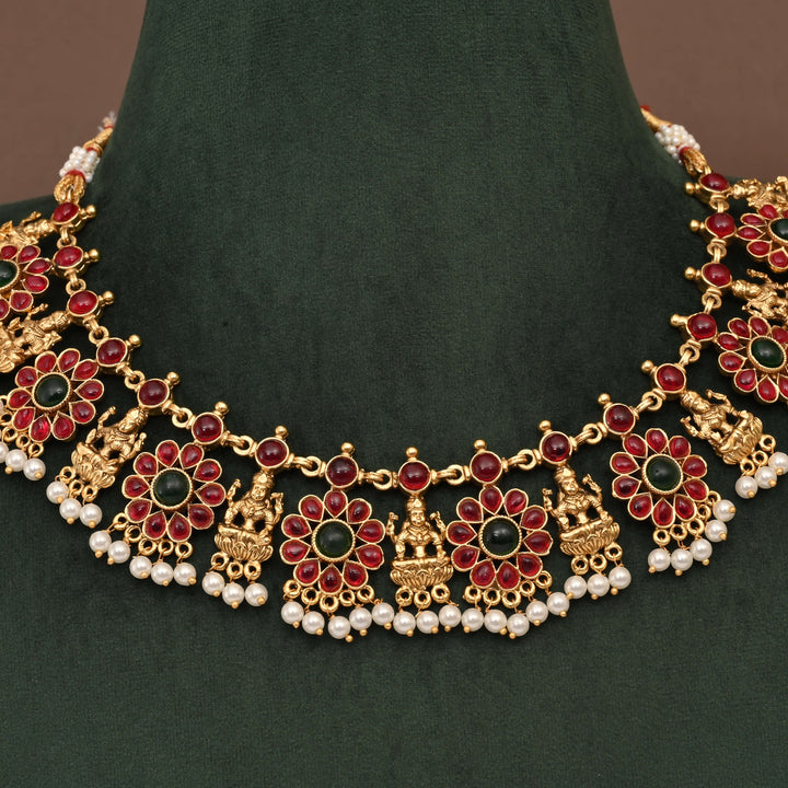 Temple Necklace Set