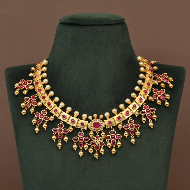 Temple Necklace Set