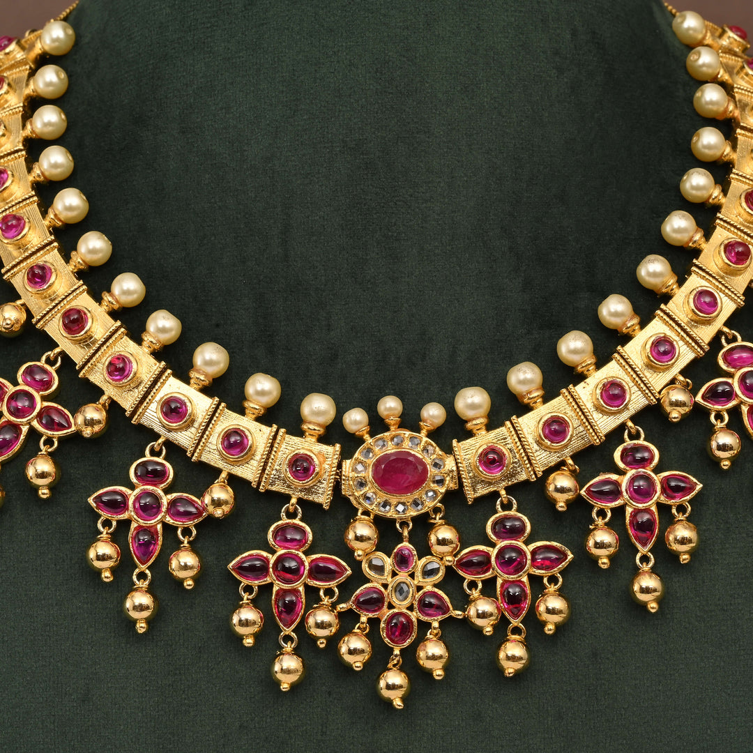 Temple Necklace Set