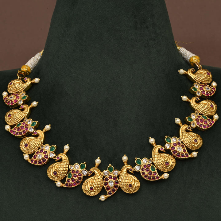 Temple Necklace Set