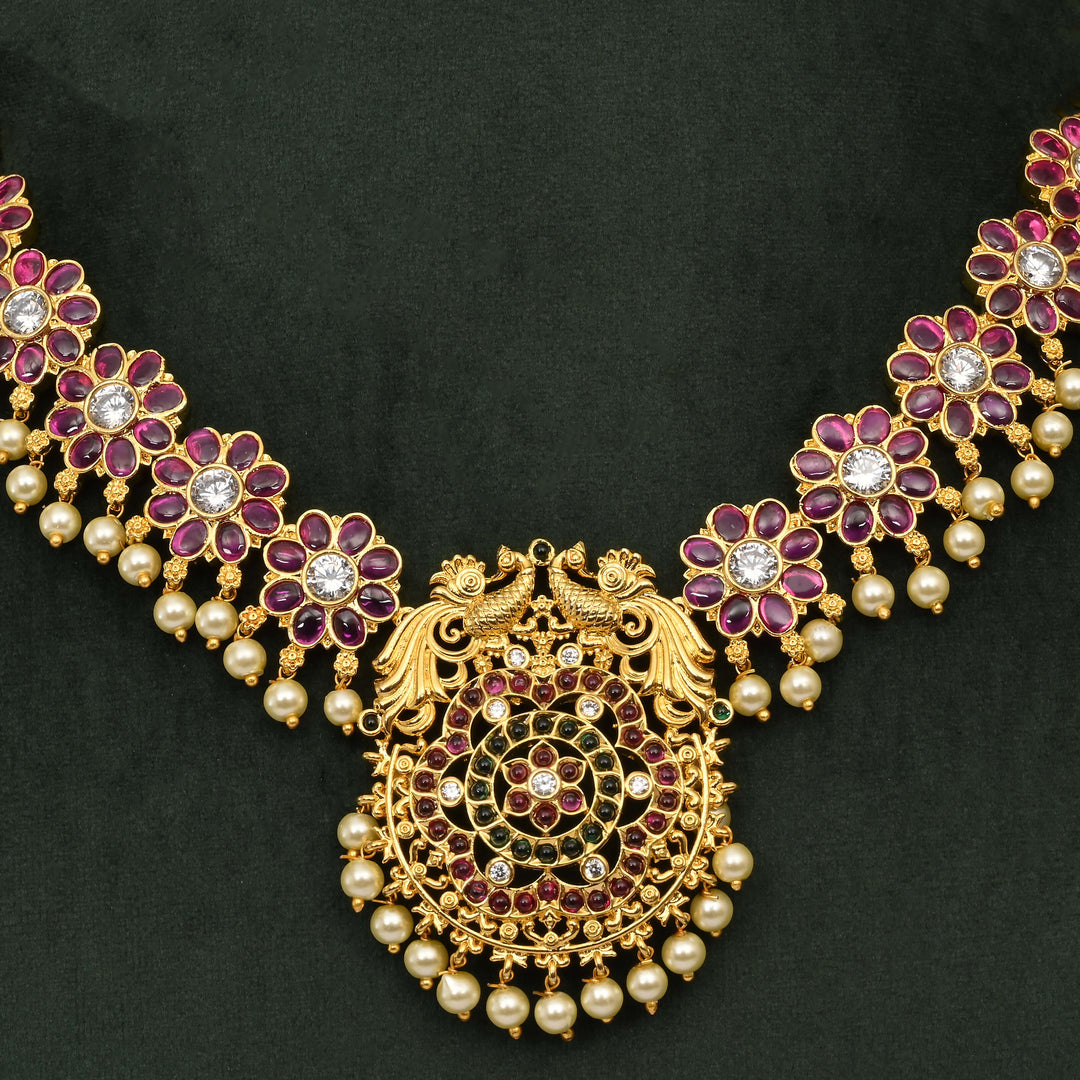 Temple Necklace Set