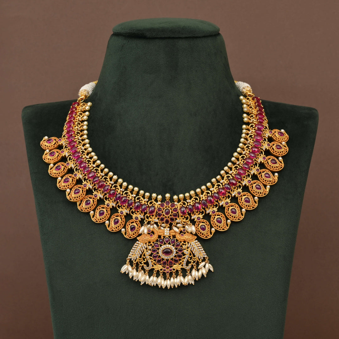 Temple Necklace Set