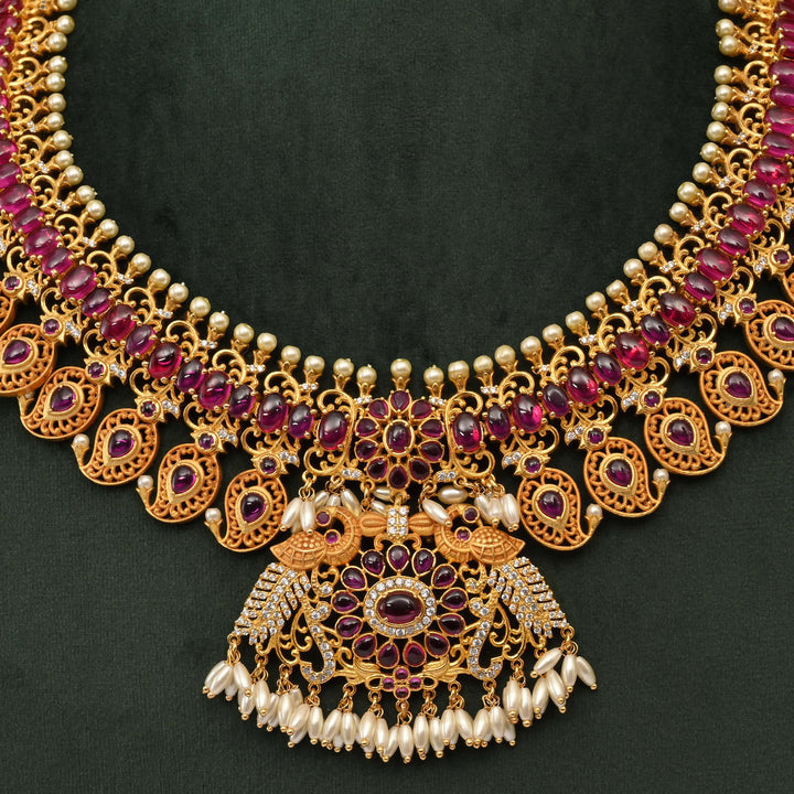 Temple Necklace Set
