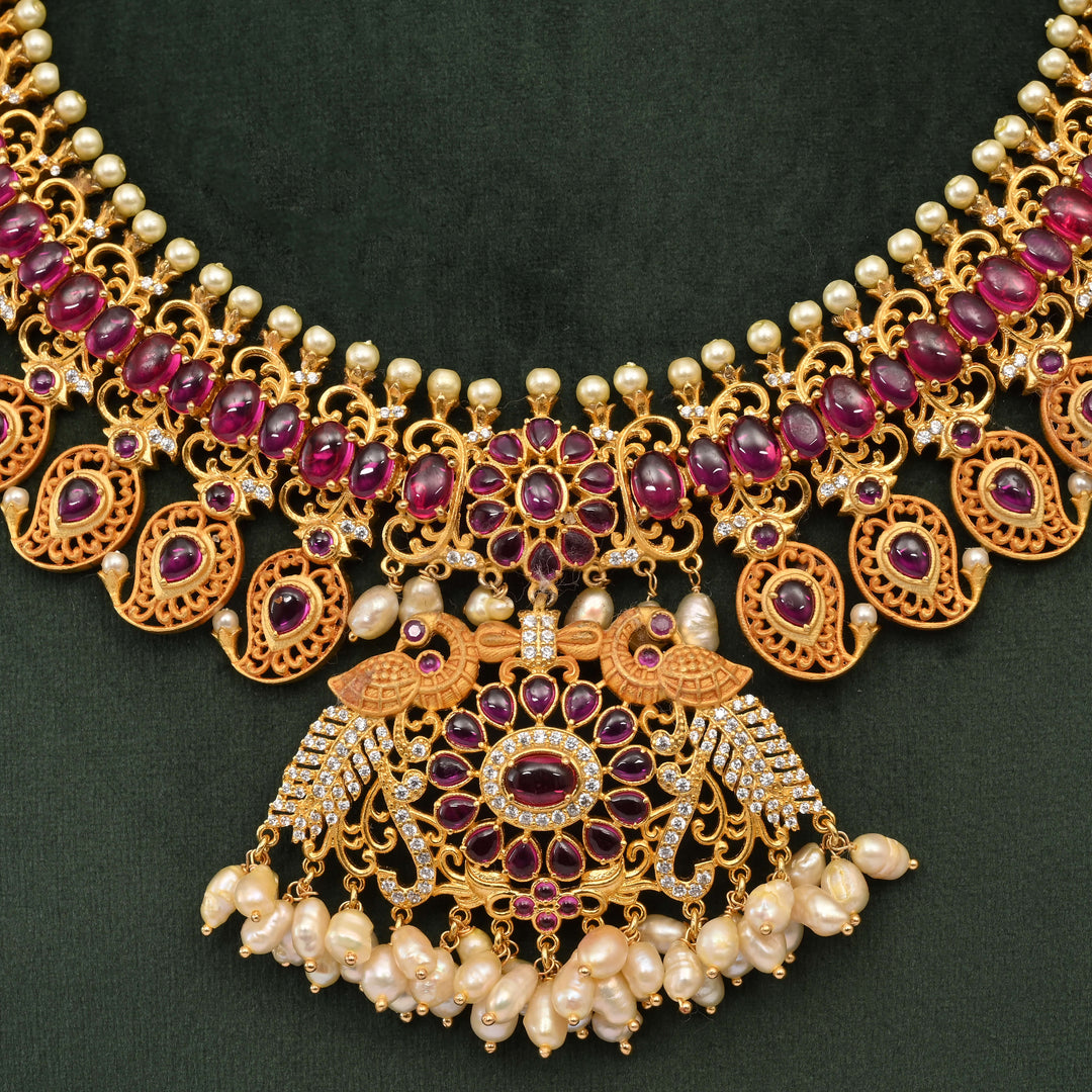 Temple Necklace Set
