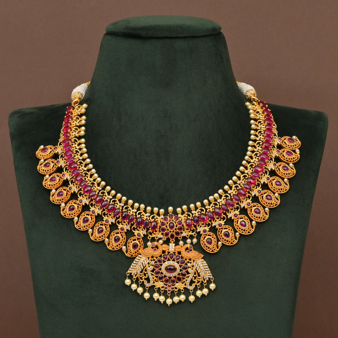 Temple Necklace Set