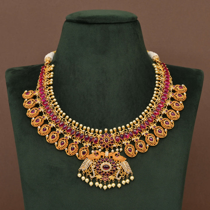 Temple Necklace Set
