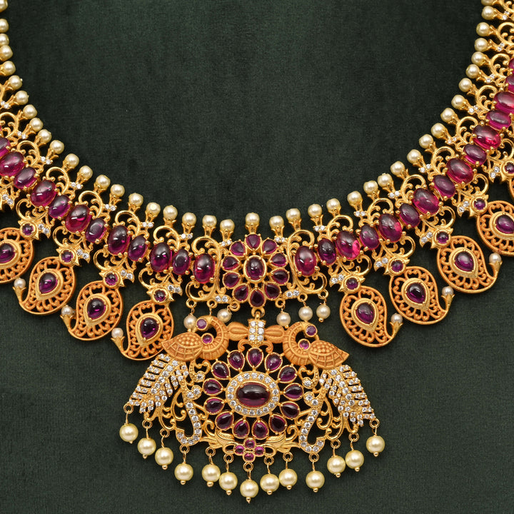 Temple Necklace Set