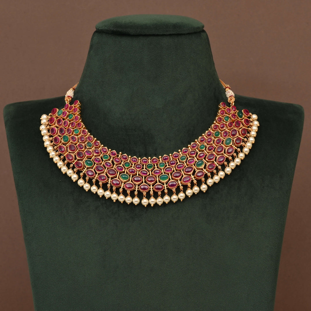 Temple Necklace Set