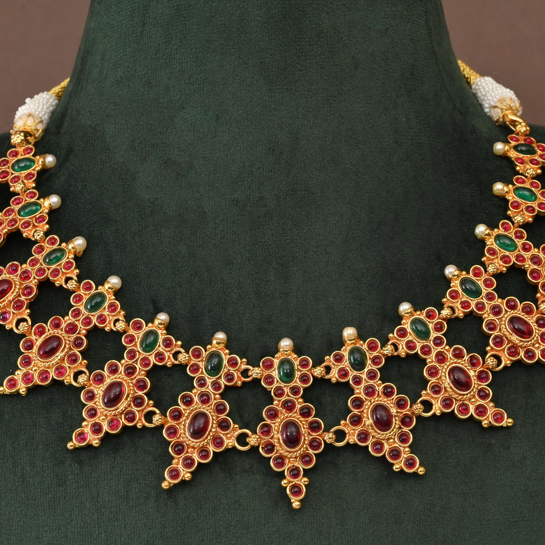 Temple Necklace Set