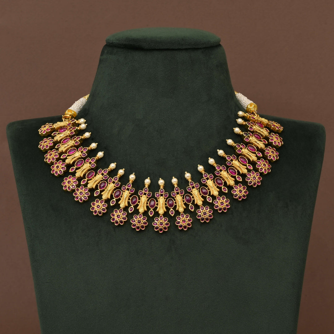 Temple Necklace Set