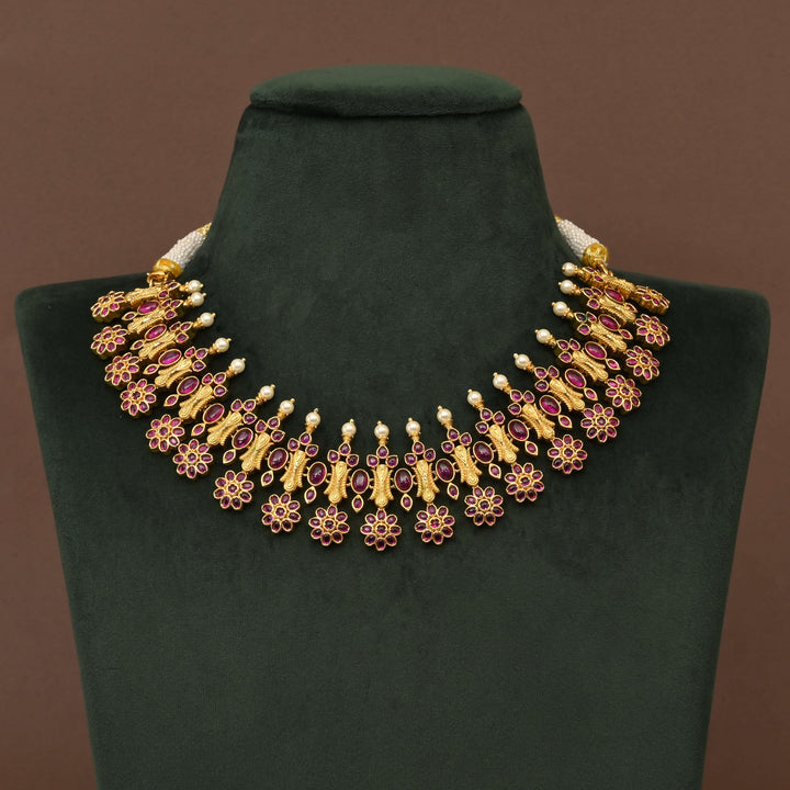Temple Necklace Set
