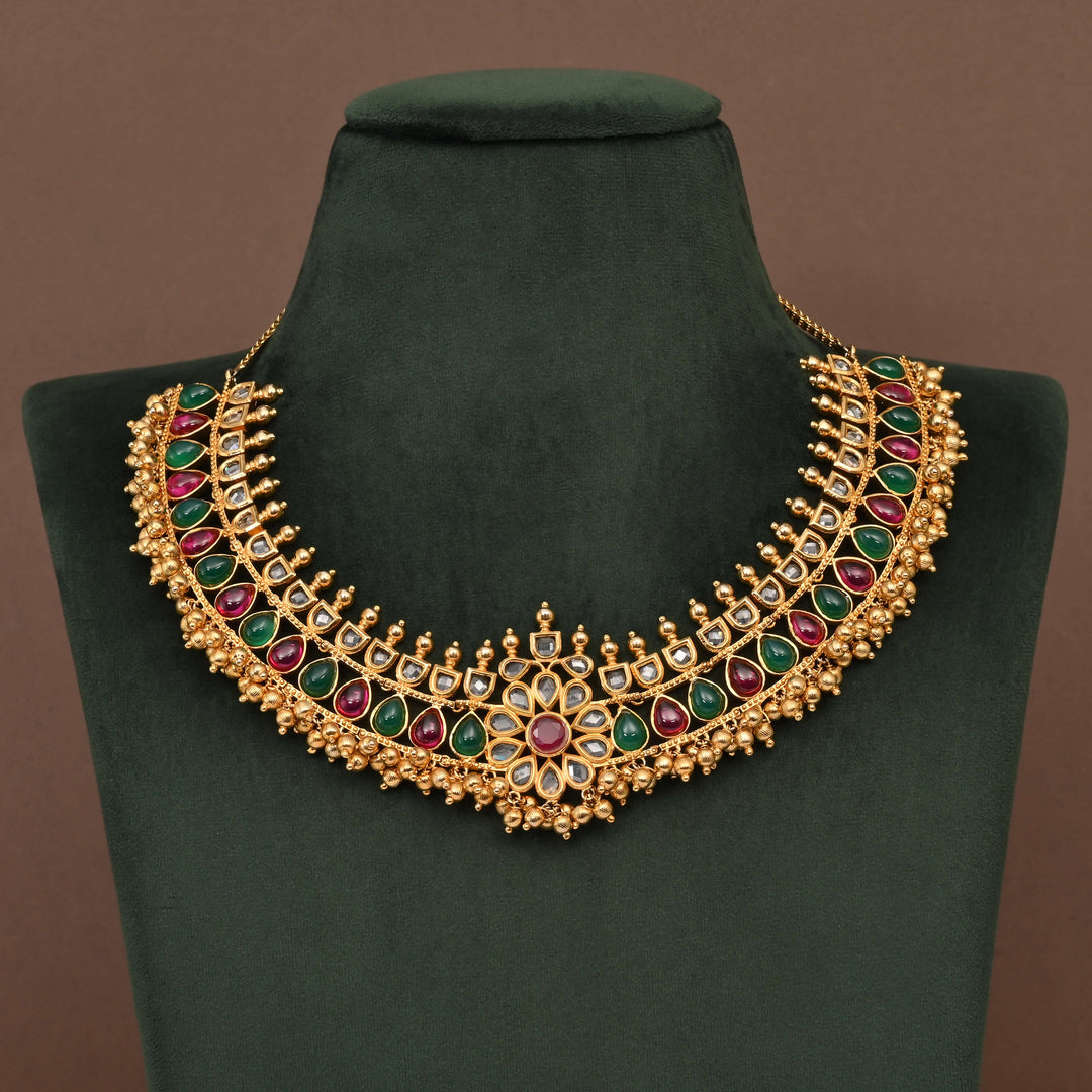 Temple Necklace Set