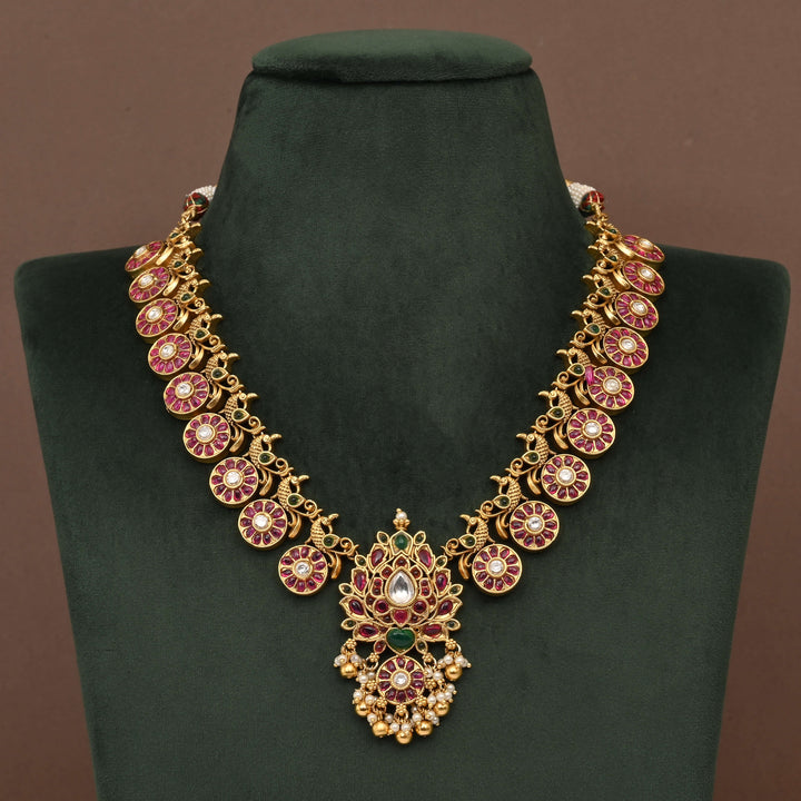 Temple Necklace Set